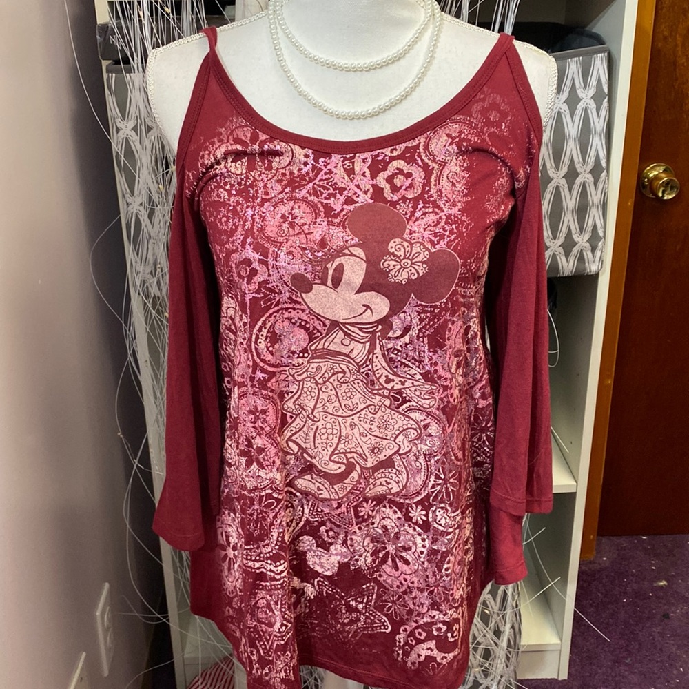 Minnie cold shoulder top from Disney Boutique L